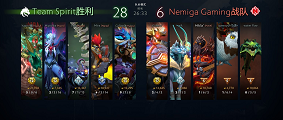 DOTA2-梦幻联赛S23预选：Spirit战队2-1击败Nemiga