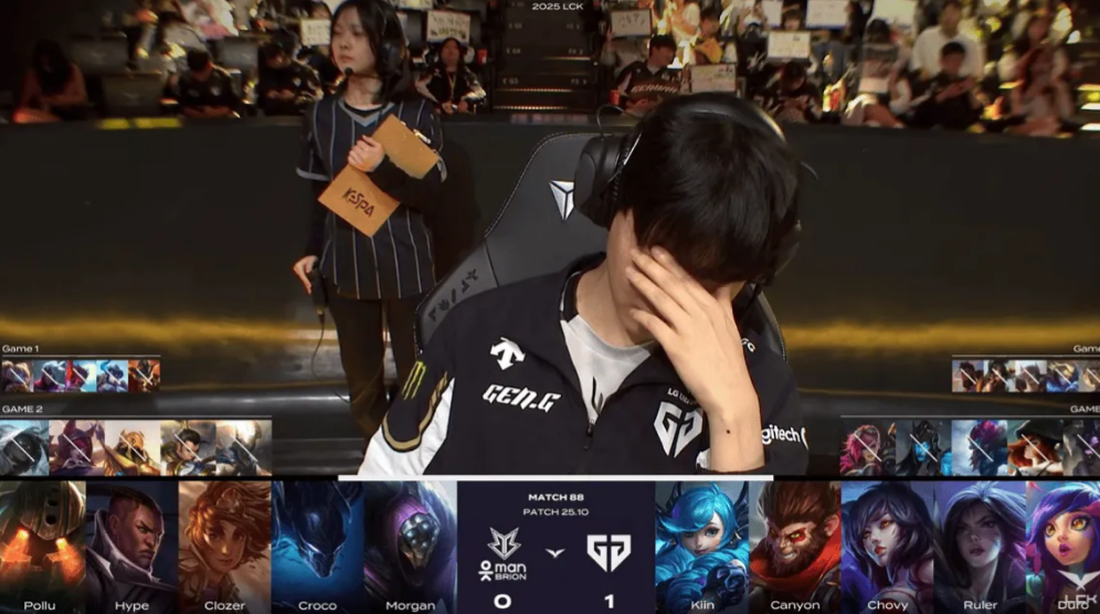 LCK：Canyon猴子团战游龙   GEN摧枯拉朽2比0击败BRO！